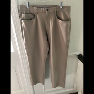Footjoy Athletic Fit 34 Khaki Golf Pants